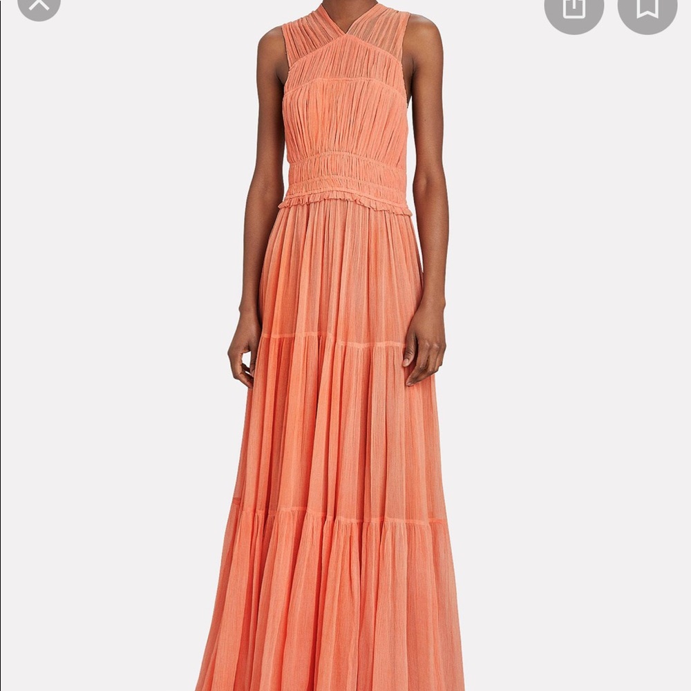Ulla Johnson freesia silk maxi gown size 2